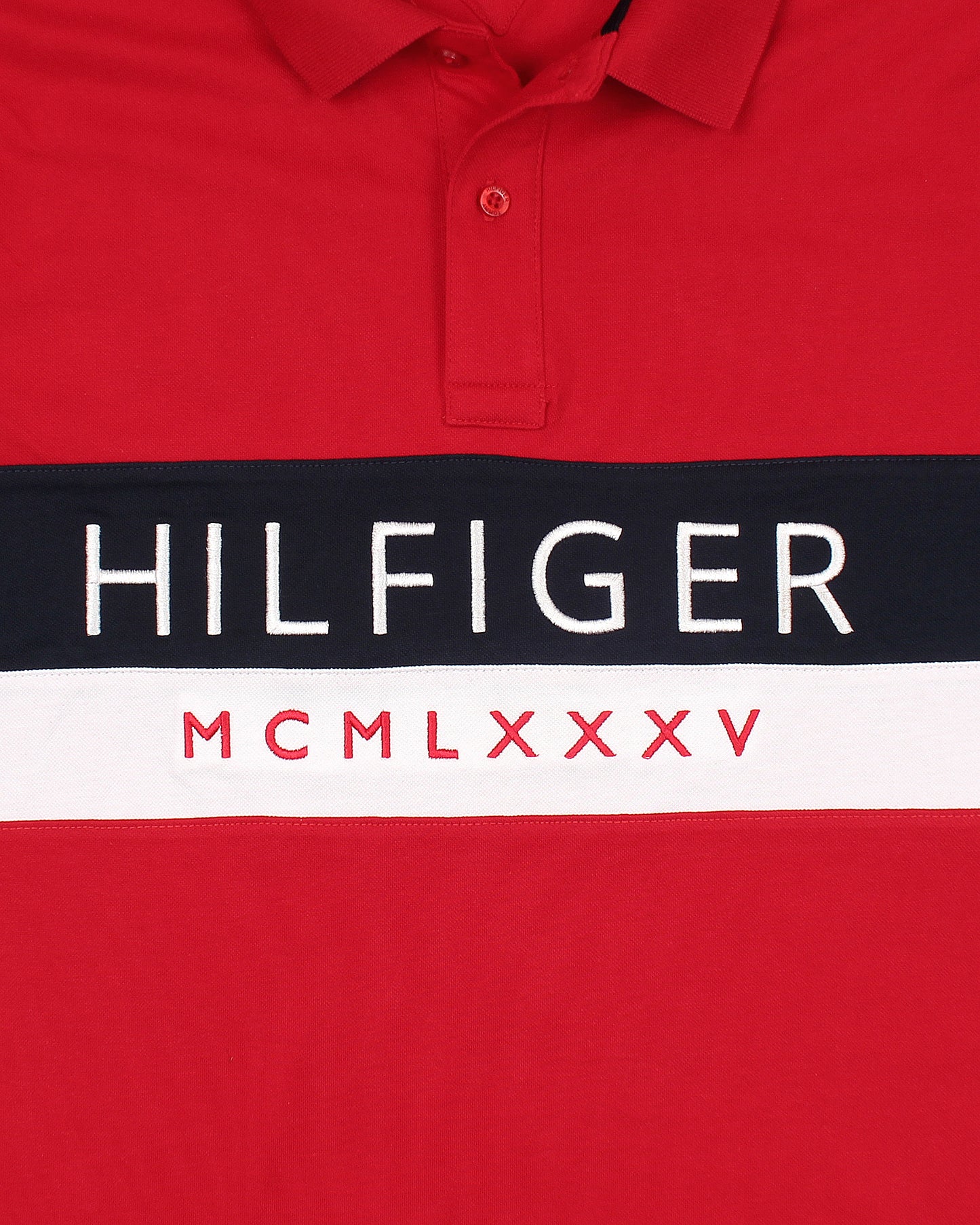 Exclusive Tommy Panel Polo - Red
