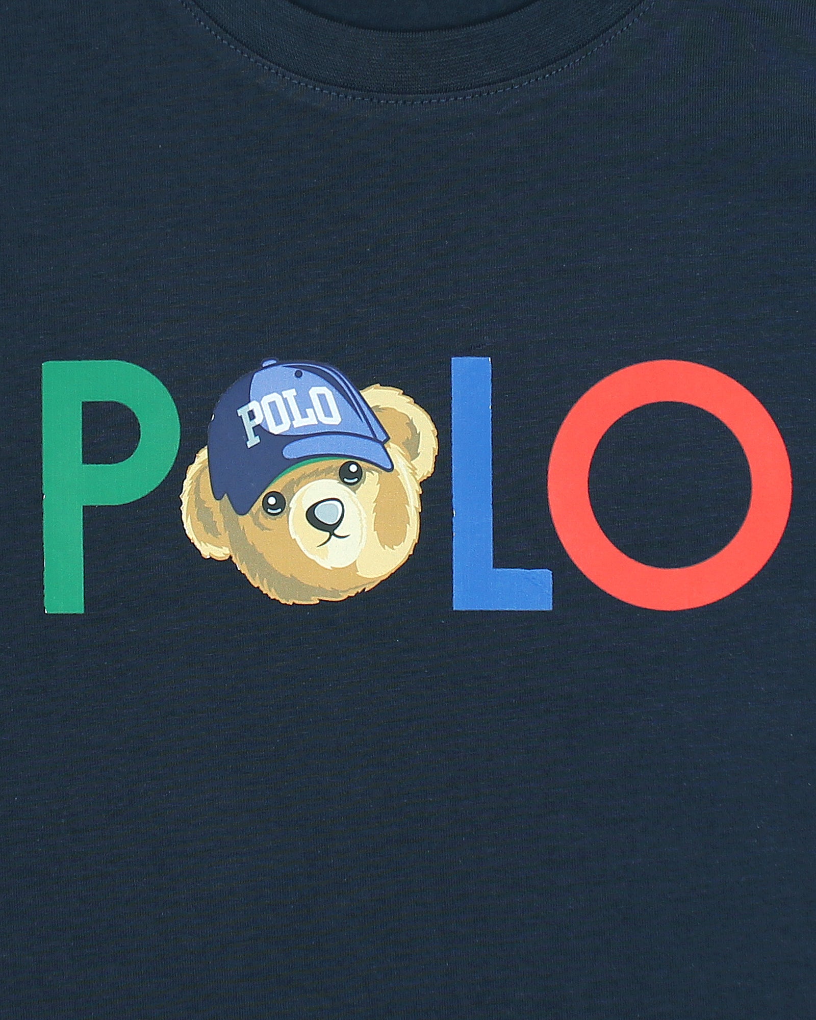 Exclusive Kids Polo Bear Tee - Navy Blue