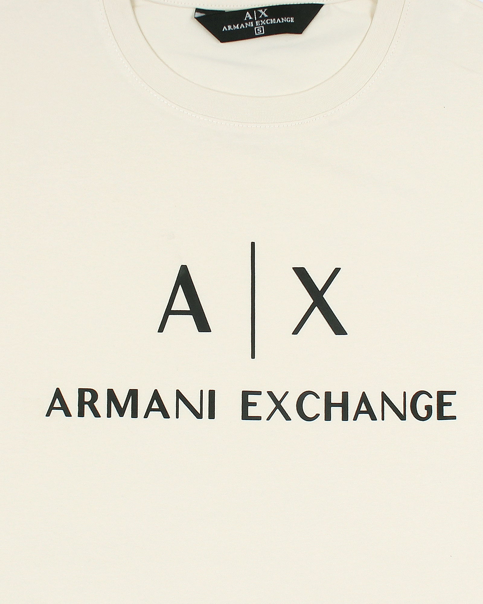 Exclusive A-X Sign Tee Shirt - off White