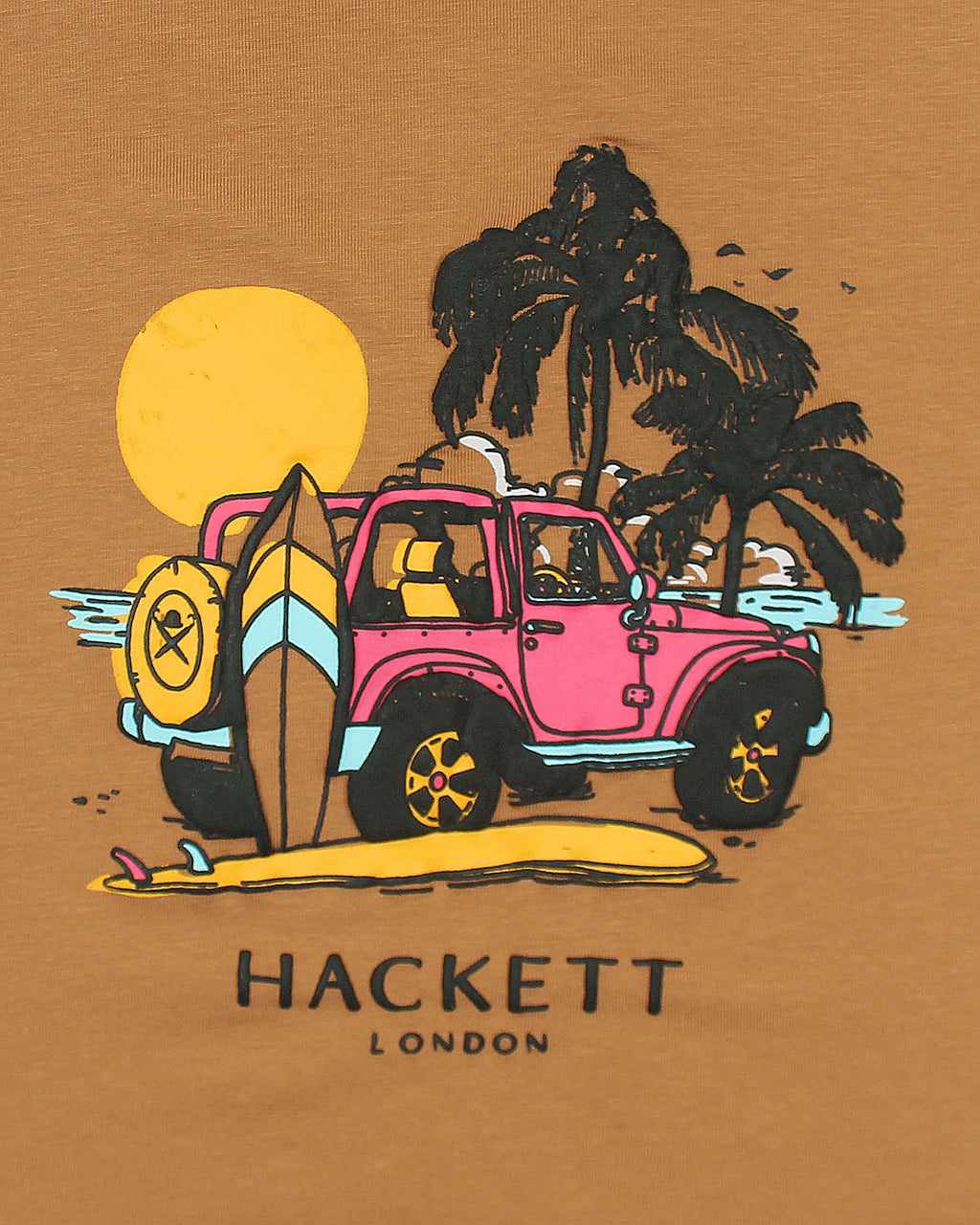 Exclusive HKT Kids Car Tee - Brown