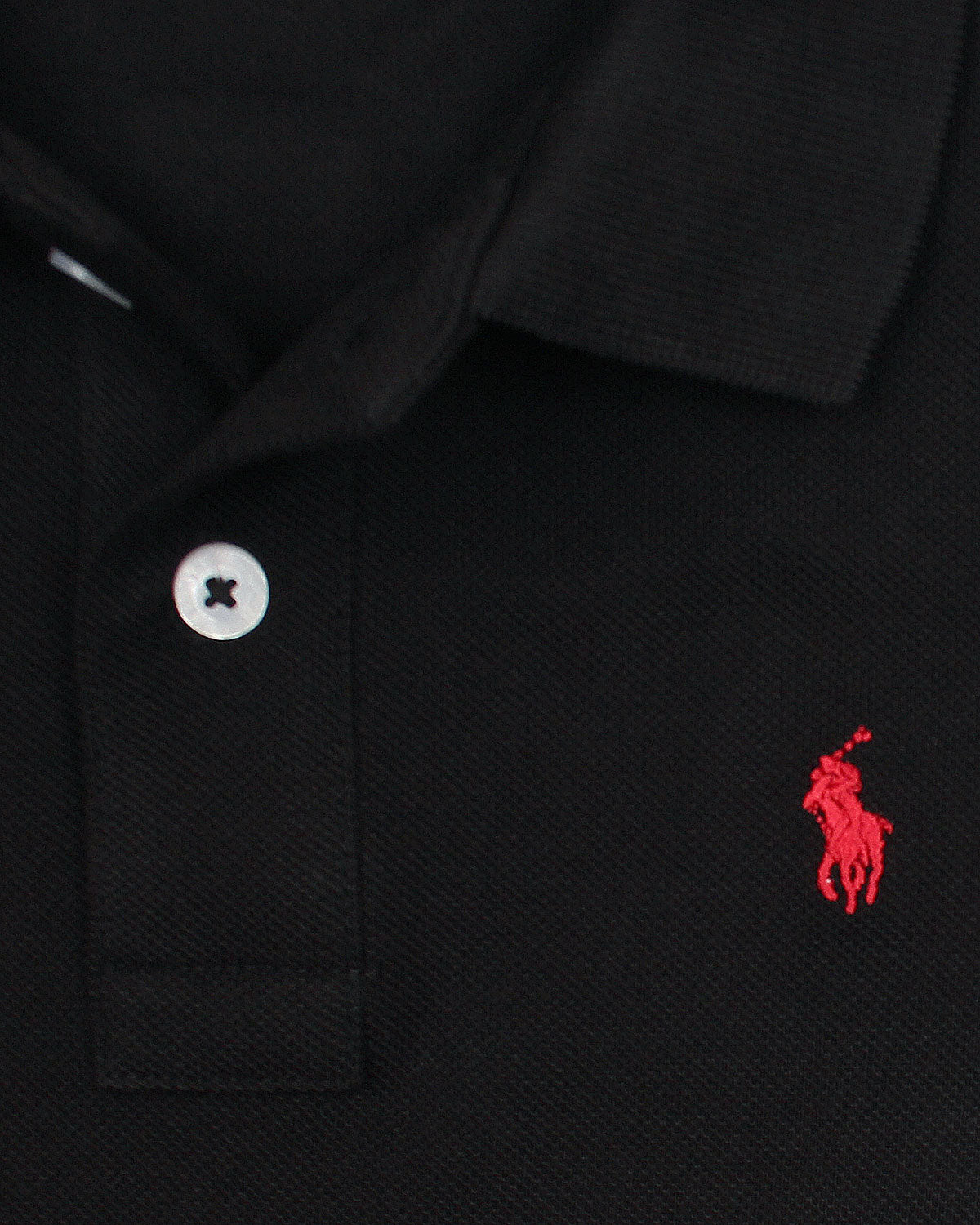 Iconic R/L Kids Pony Polo - Black
