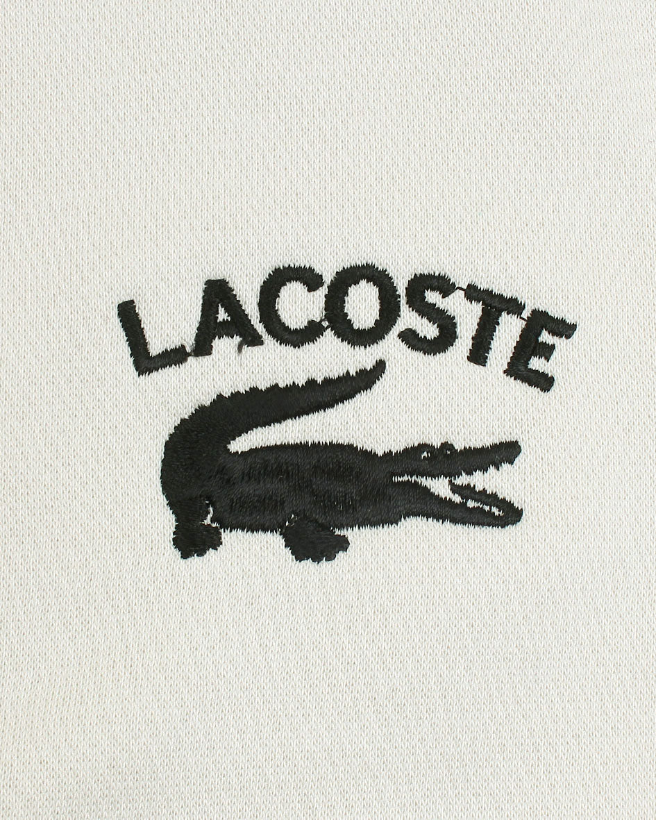 Premium Iconic L-S-C-T Motive Sweat - White