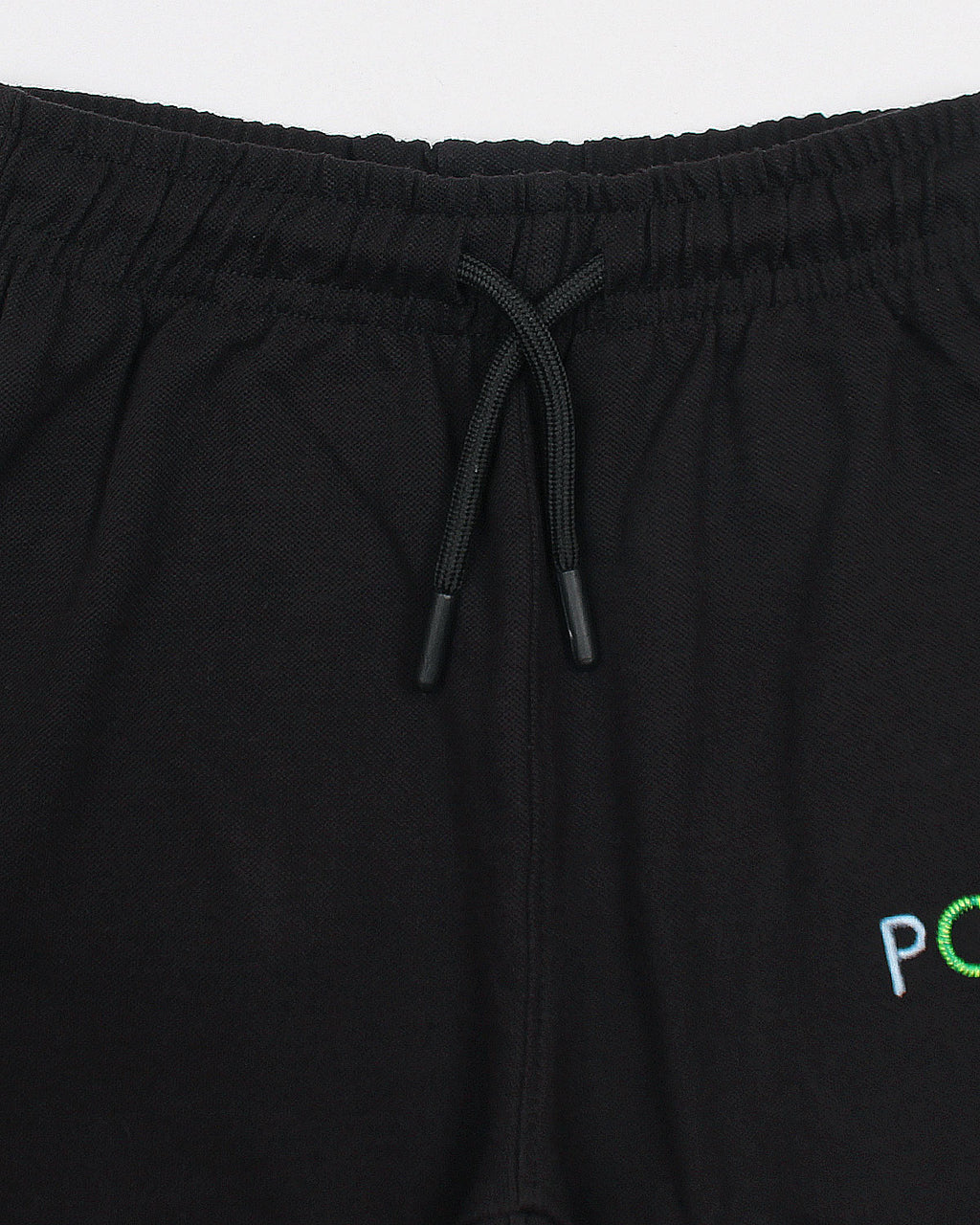 Iconic Summer Polo Kids Pique Trouser - Black