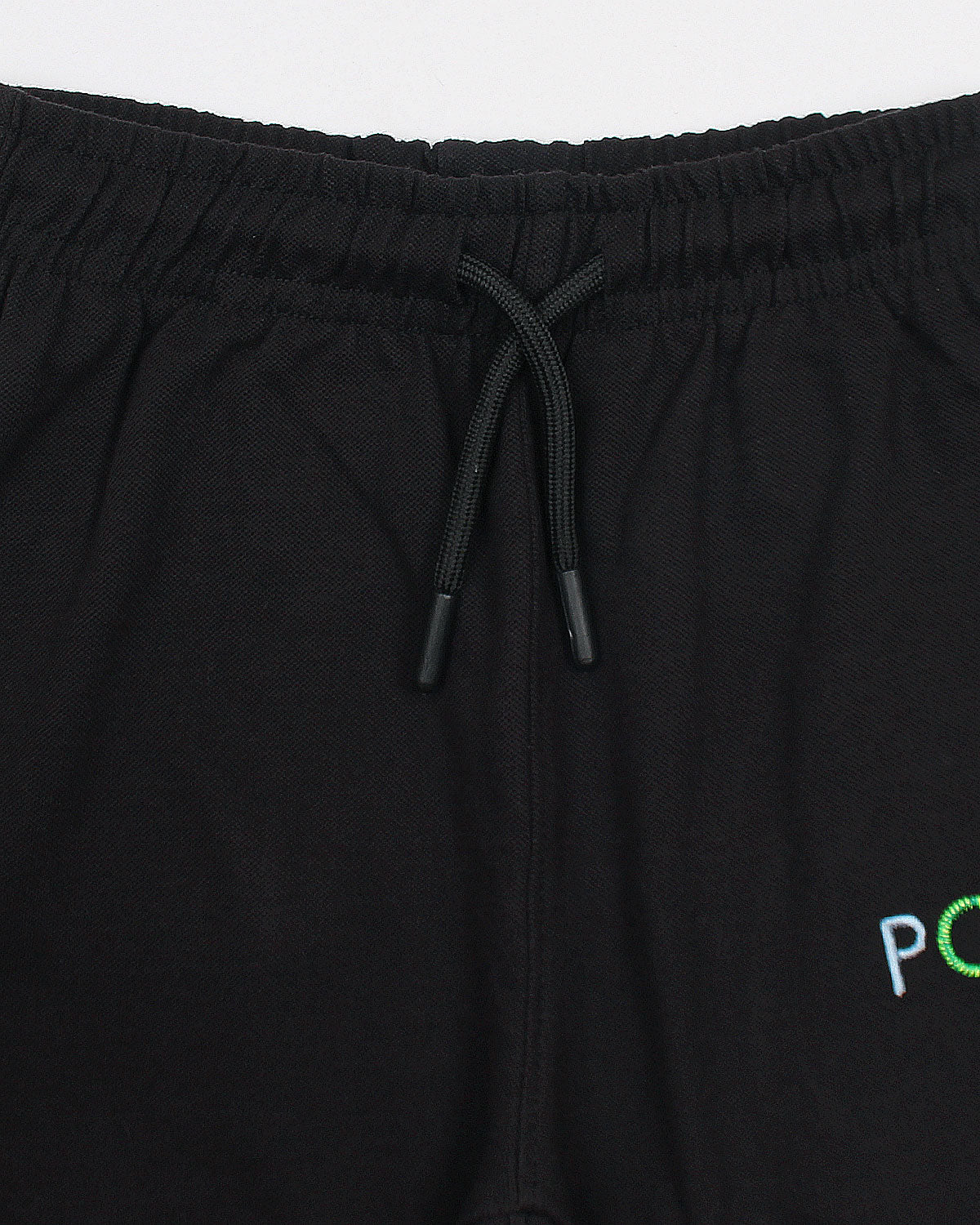 Iconic Summer Polo Kids Pique Trouser - Black