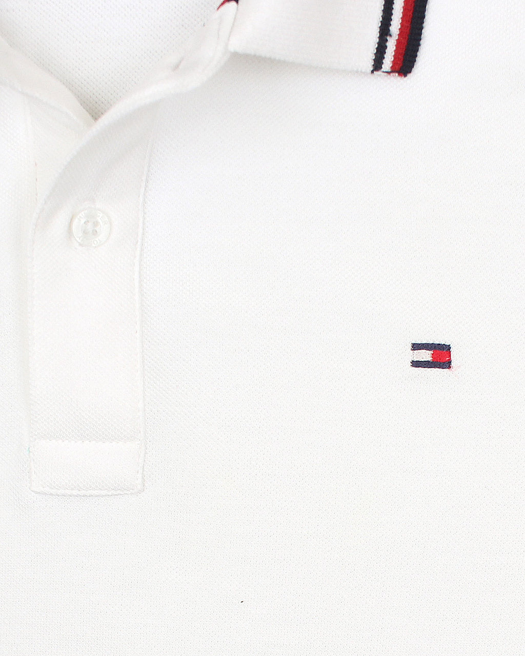 Exclusive Tommy Basic Polo - White