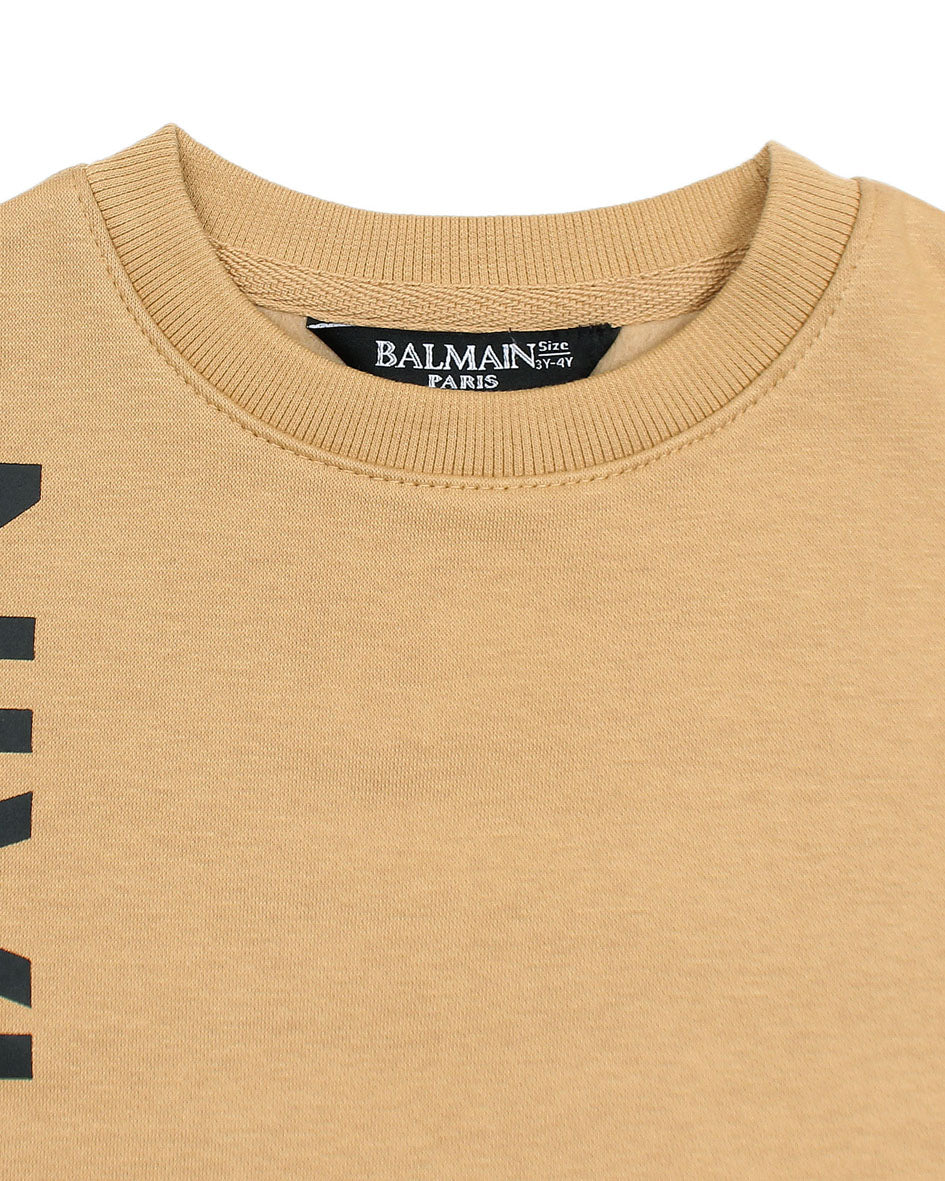 Premium B-L-M-N Boys Sweat - Baige