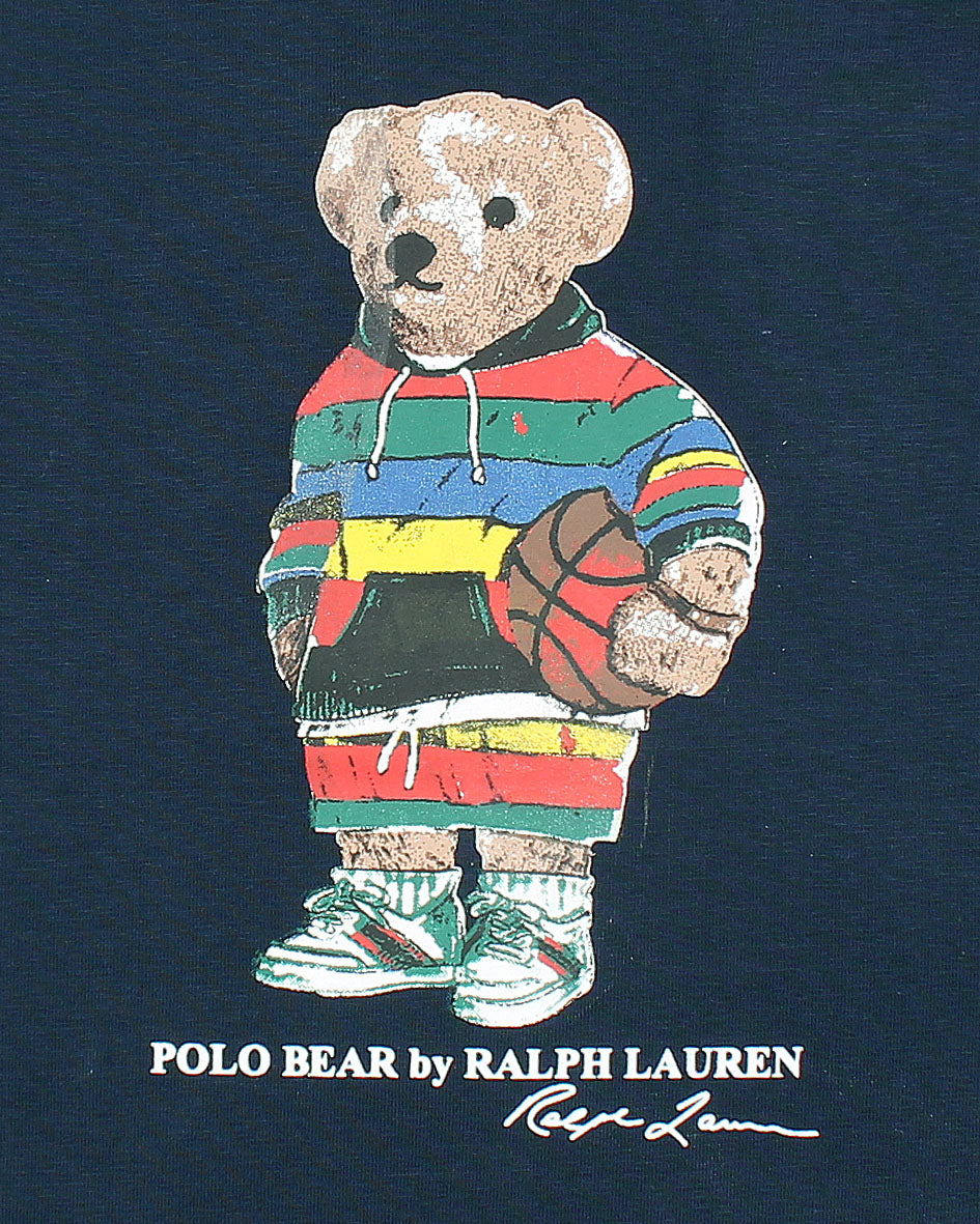 Premium Contrast Boys Bear Tee - R-B