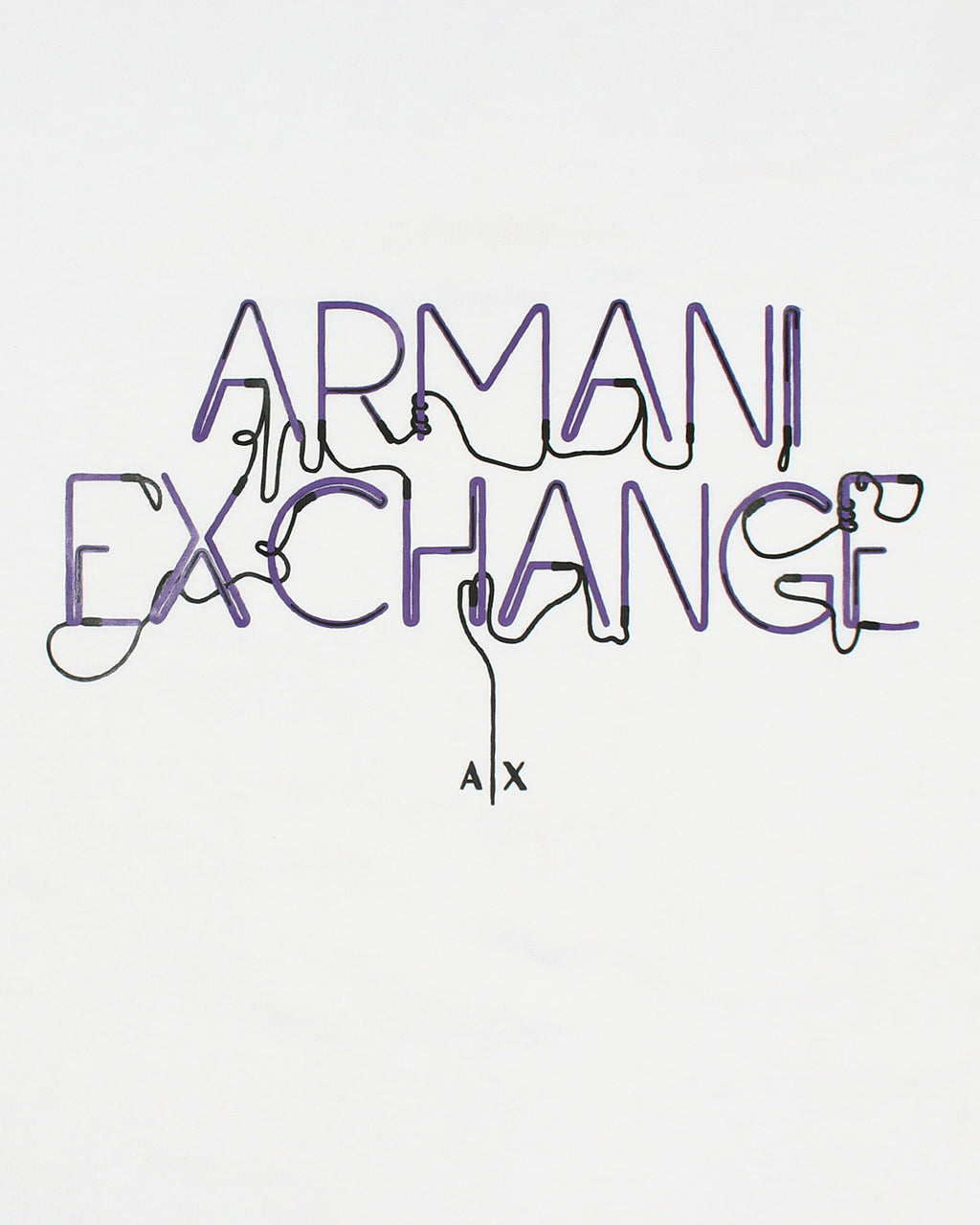 Exclusive A-X Signature Tee - White