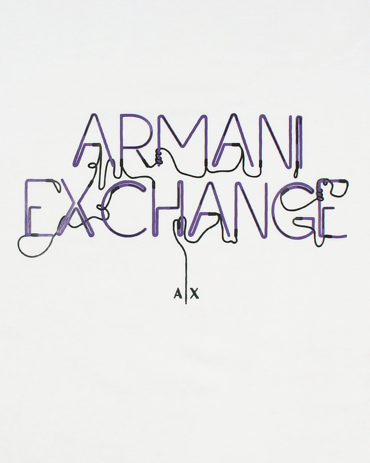 Exclusive A-X Signature Tee - White