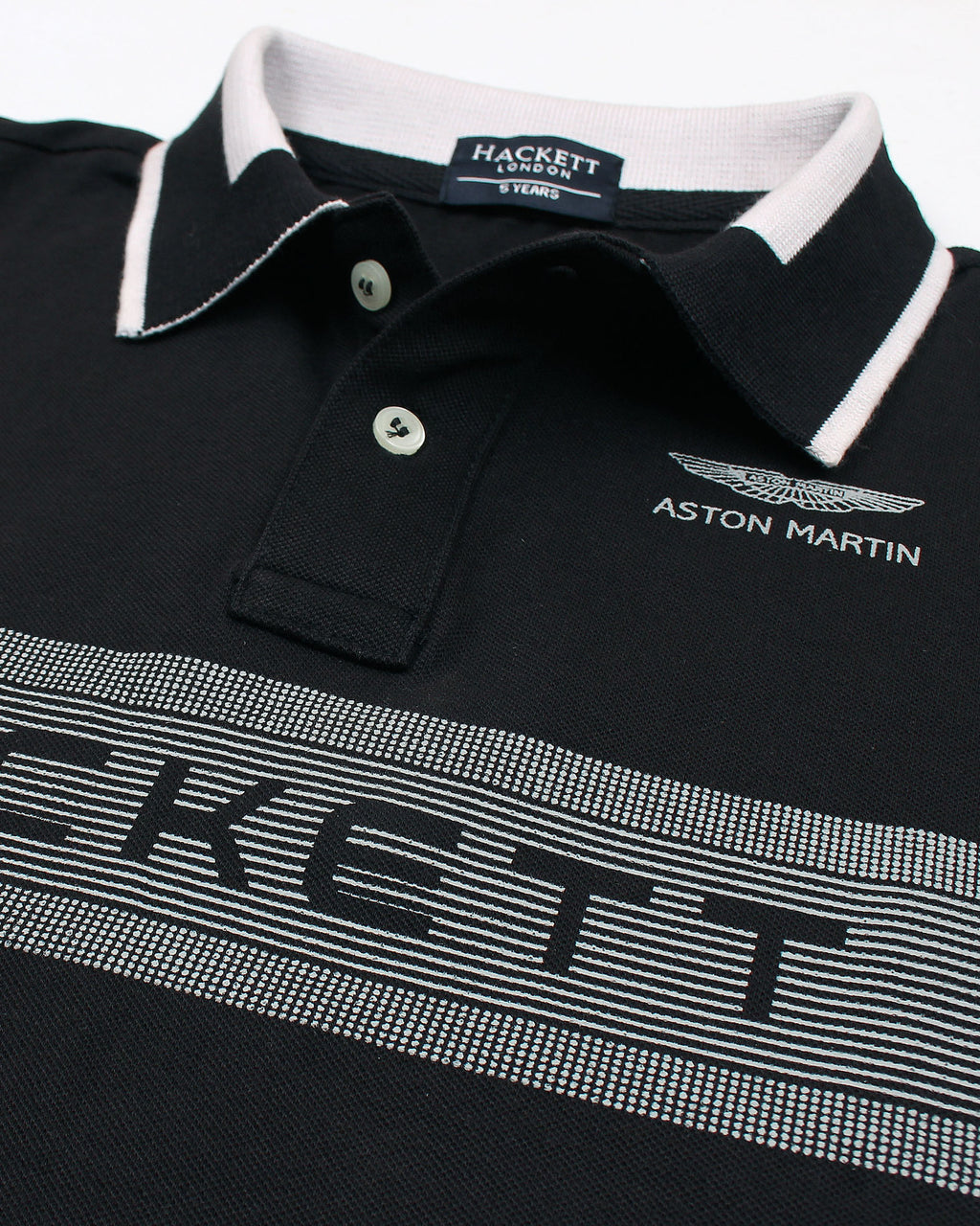 Premium HKT Kids Polo Shirt - Black