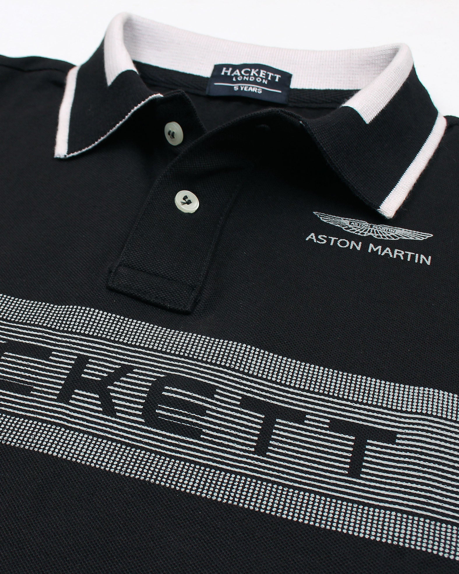 Premium HKT Kids Polo Shirt - Black