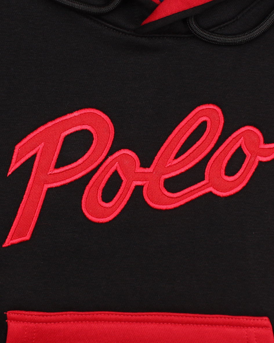 Exclusive Kids Polo Hood - Black