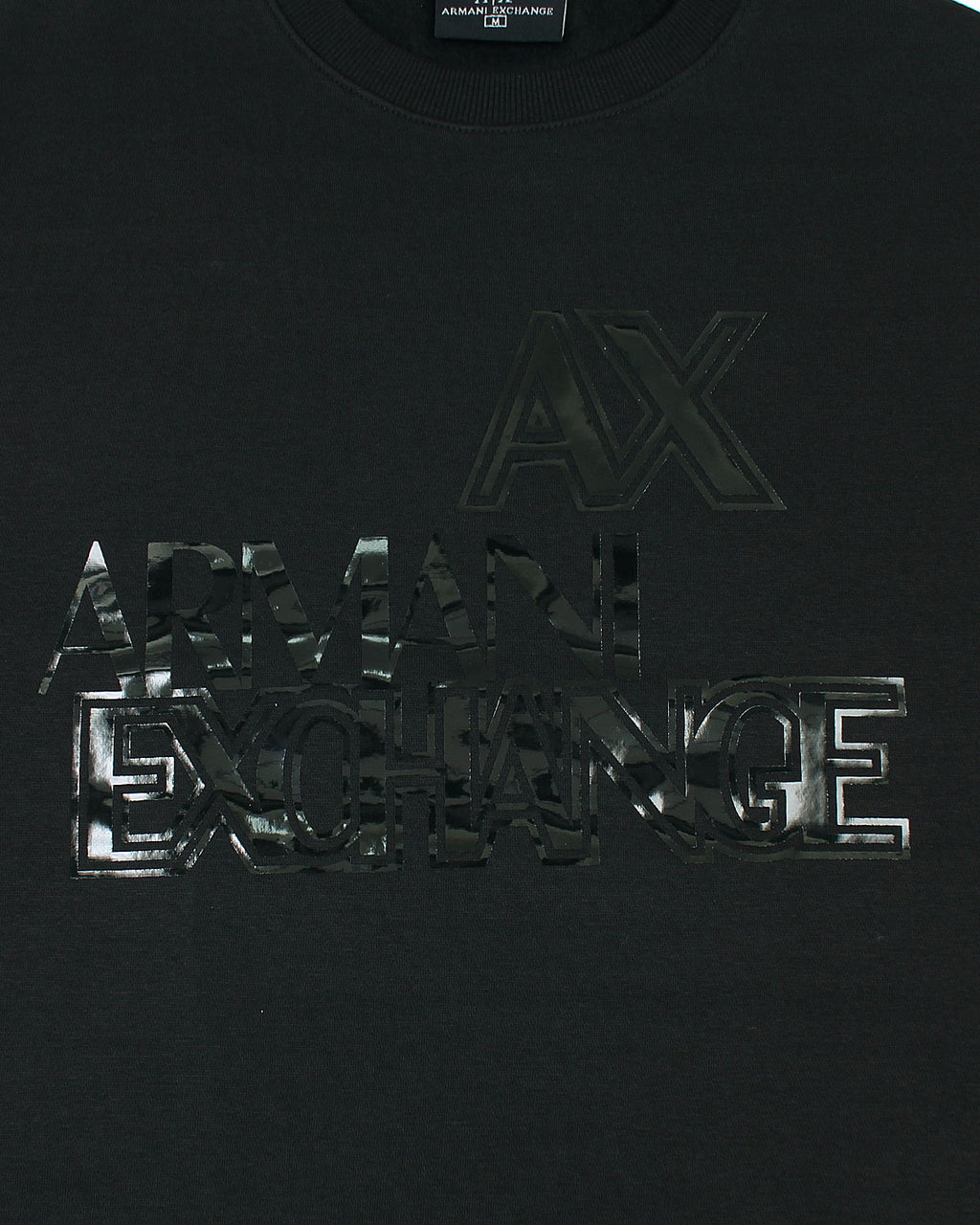 Exclusive A-X Mens Designer Sweat - Black