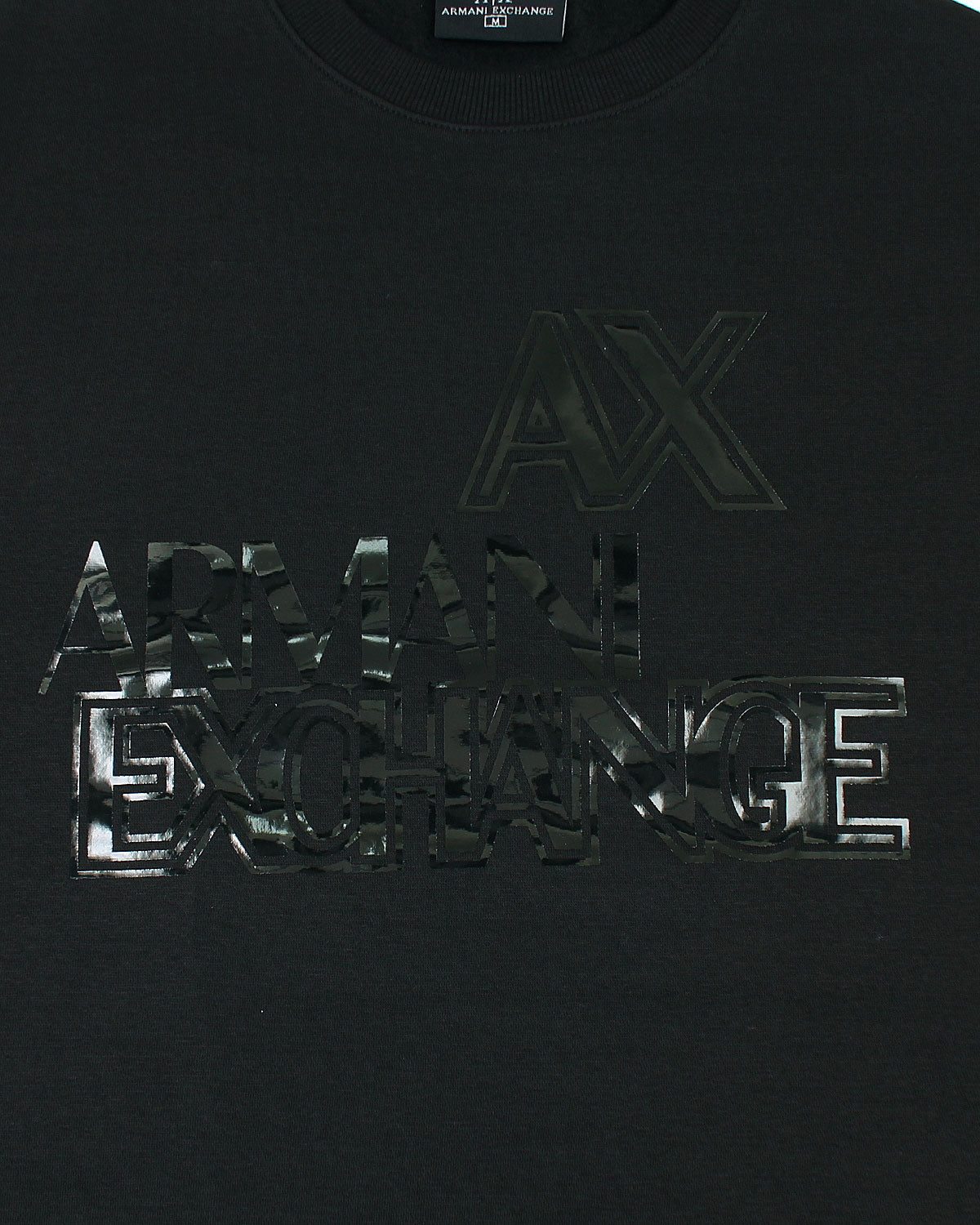 Exclusive A-X Mens Designer Sweat - Black
