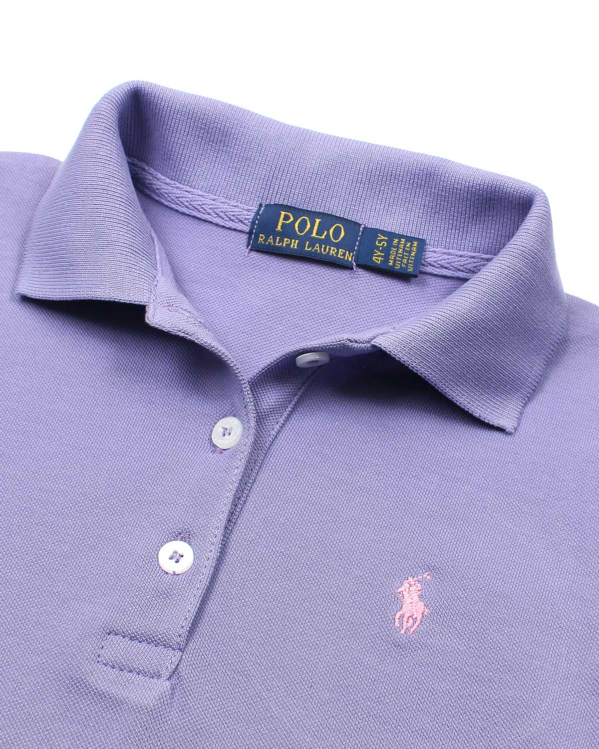 Baby Girl Iconic Polo Dress - Lilac