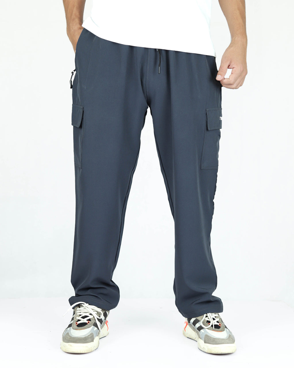 Premium Relaxed Fit Micro Trouser - Grey