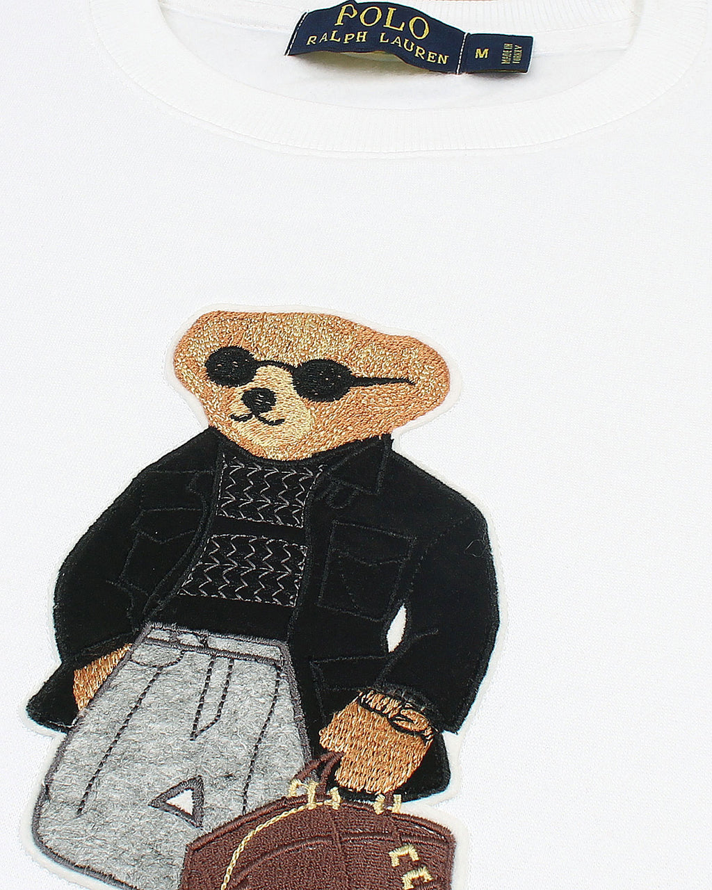 Exclusive Mens Bear Sweat - White