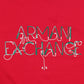Exclusive A-X Signature Tee - Red