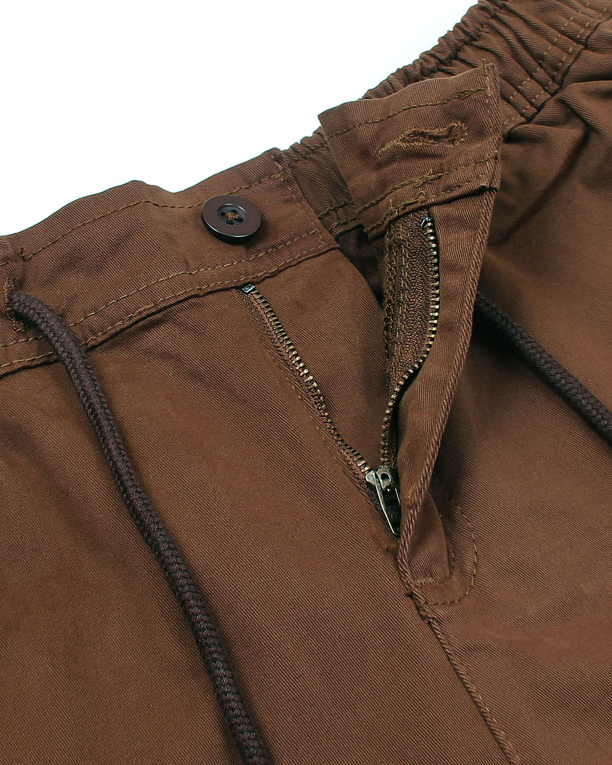 Exclusive Cotton Cargo Trouser - Choc Brown