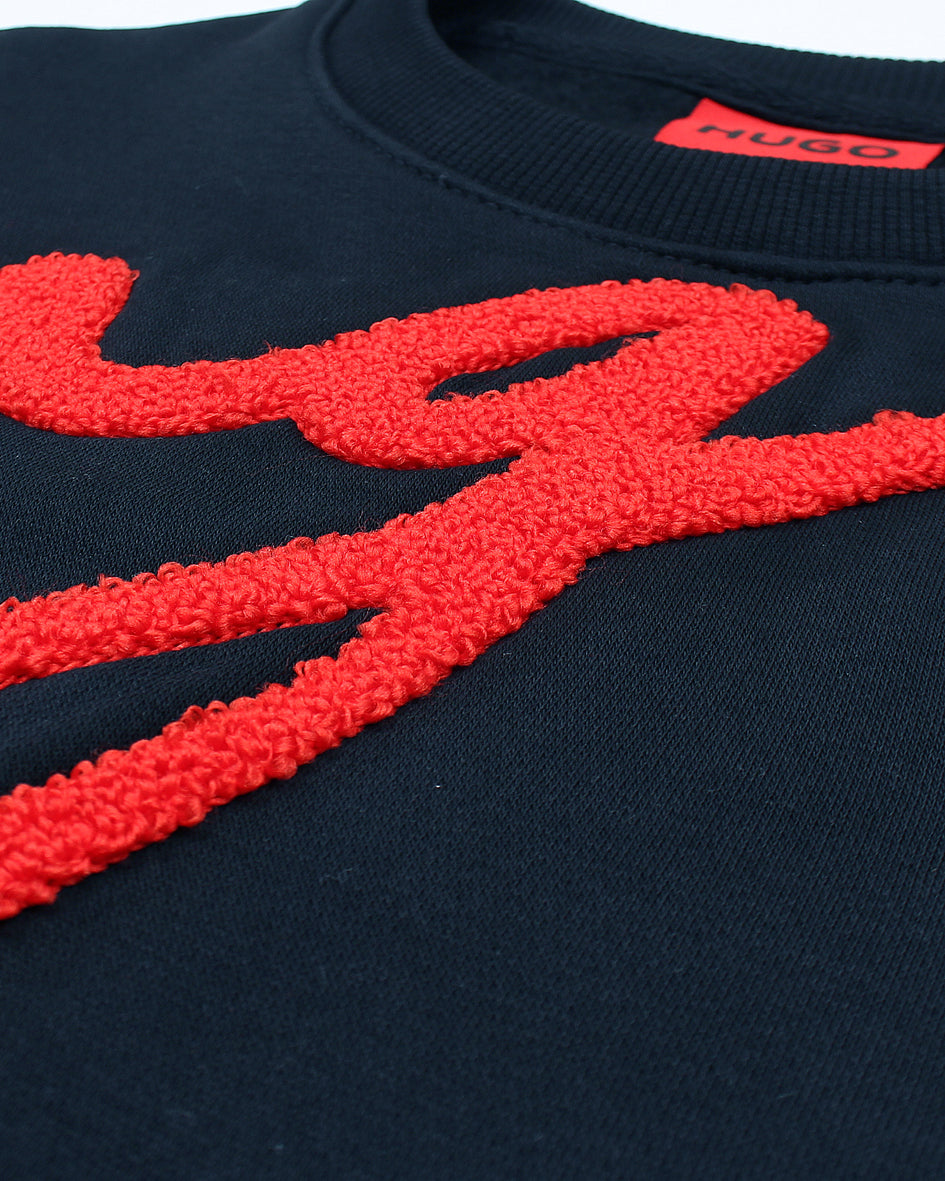 Exclusive Hu/Go Chenille Sweat - Navy Blue