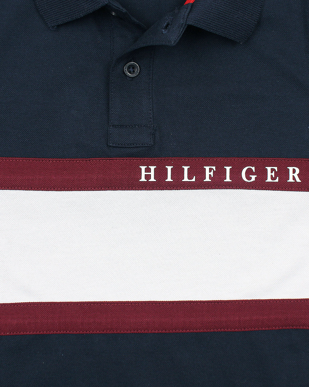 Premium Hilfiger Panel Kids Polo - Navy Blue