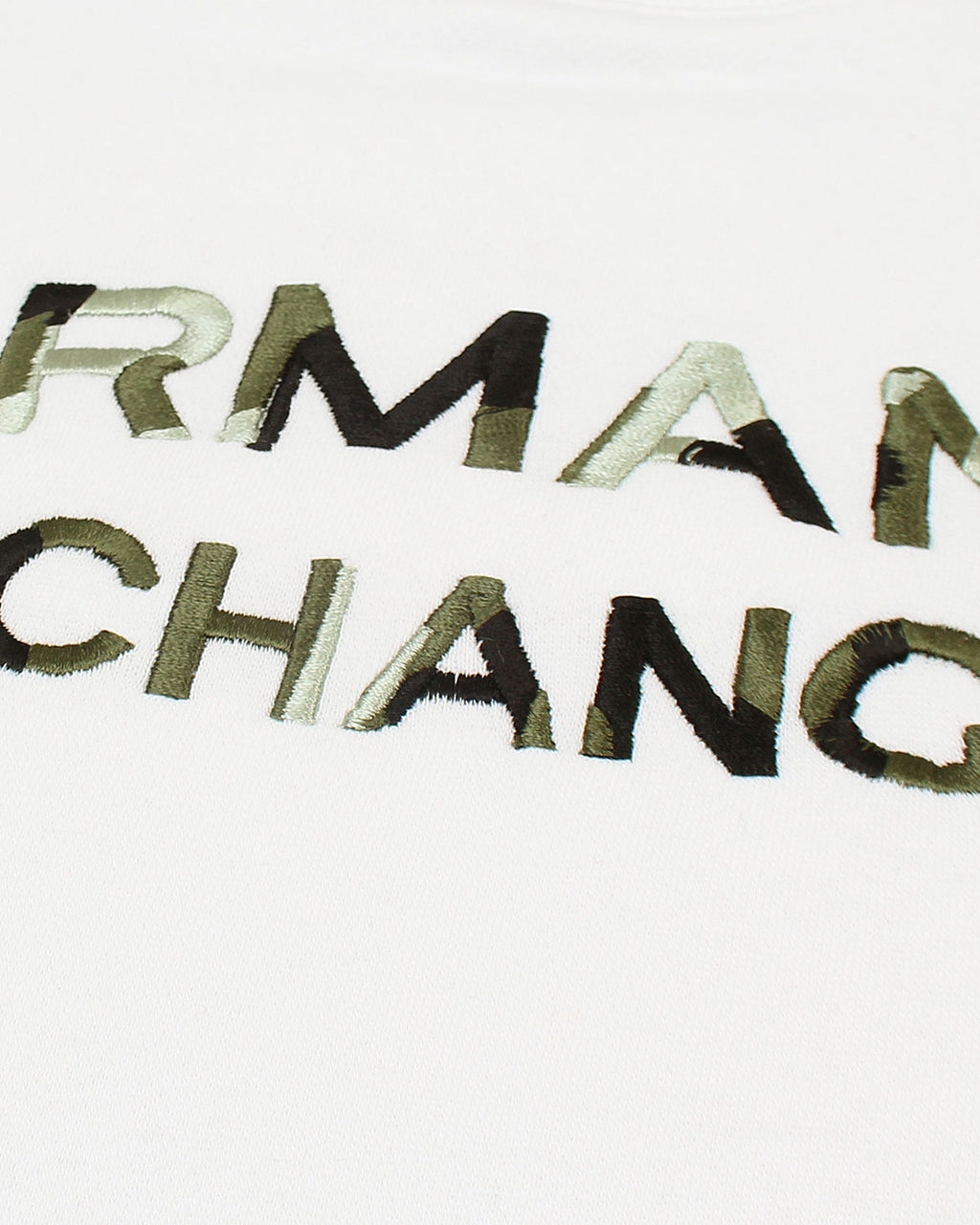 Exclusive A-X Camo Mens Sweat - White