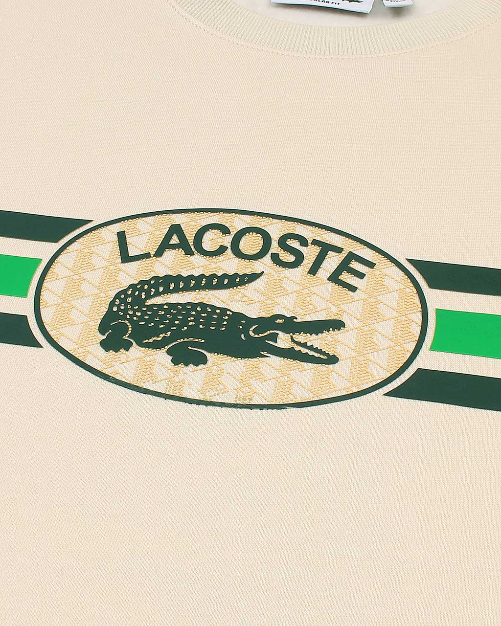 Exclusive L-C-S-T Mens Stripe Sweat - Off White