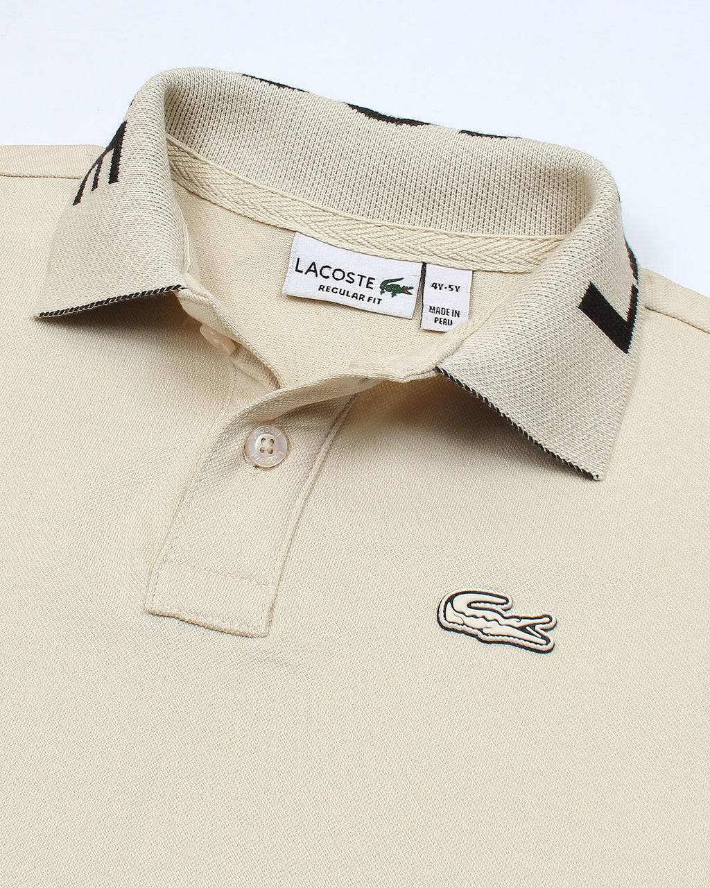 Collar D. Kids L-C-O-S-T Polo Shirt - Off White