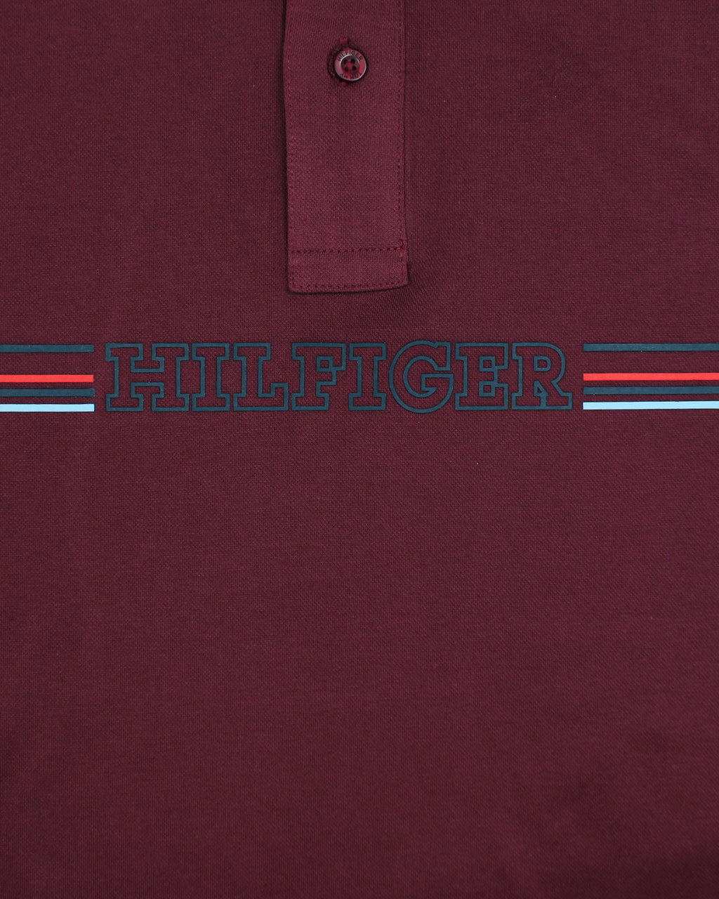 Premium Hilfiger Mens Polo - Maroon