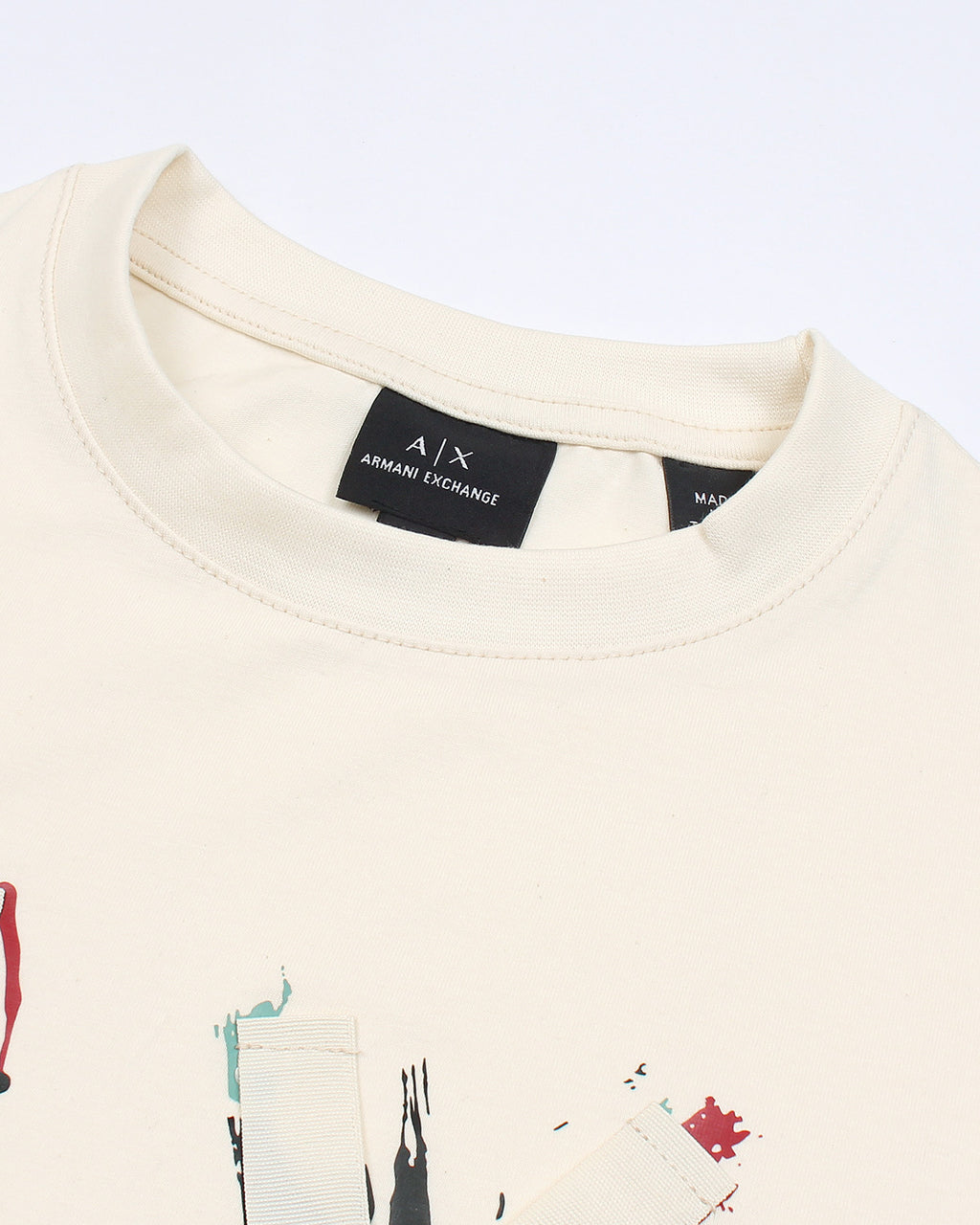 Premium A-X Designer Men Tee - Off White