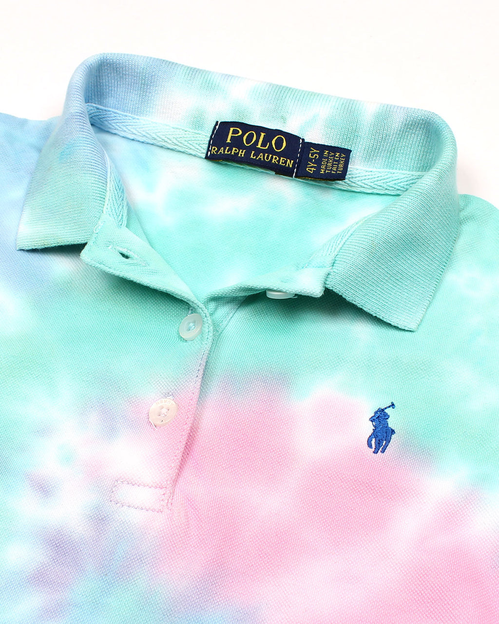 Premium Baby Girl R-L Polo Dress - Tip & Dye