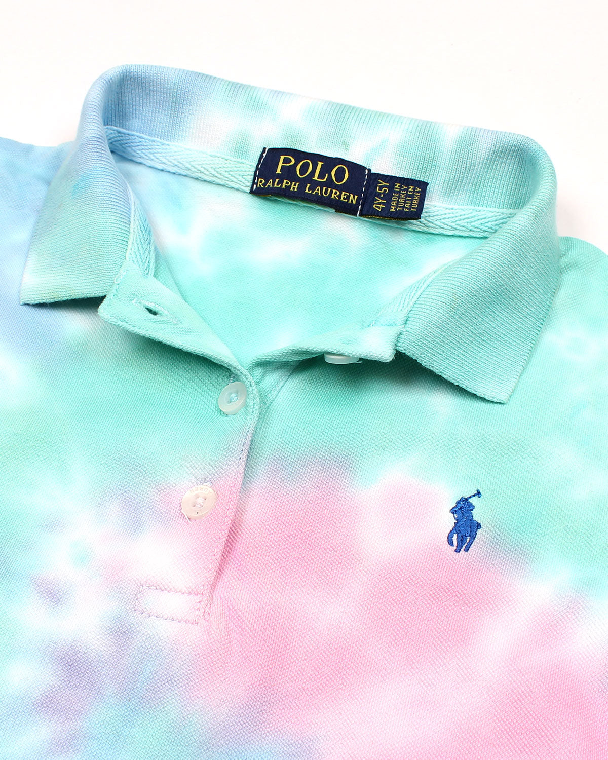 Premium Baby Girl R-L Polo Dress - Tip & Dye