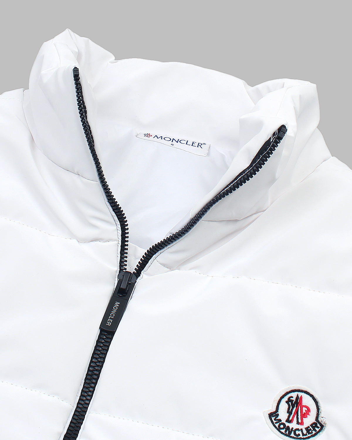 Premium Quilted Mens M-C-O-N-L-R - White