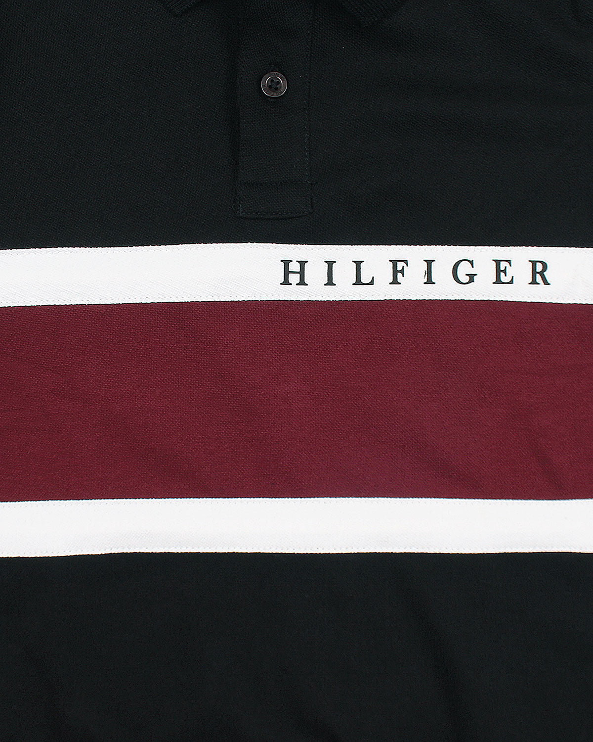 Premium Hilfiger Panel Kids Polo - Black