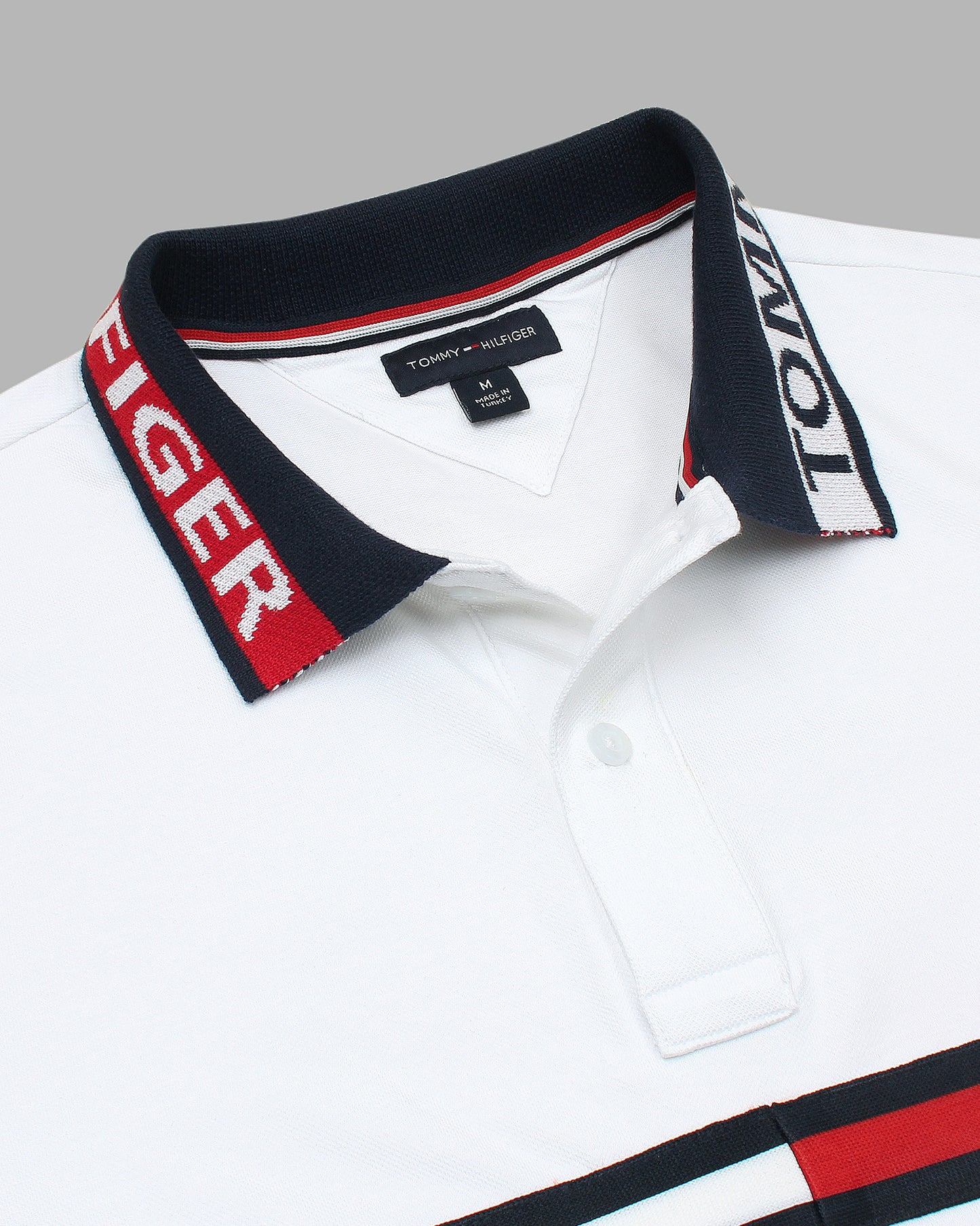 Premium Tommy Collar D. Polo - White