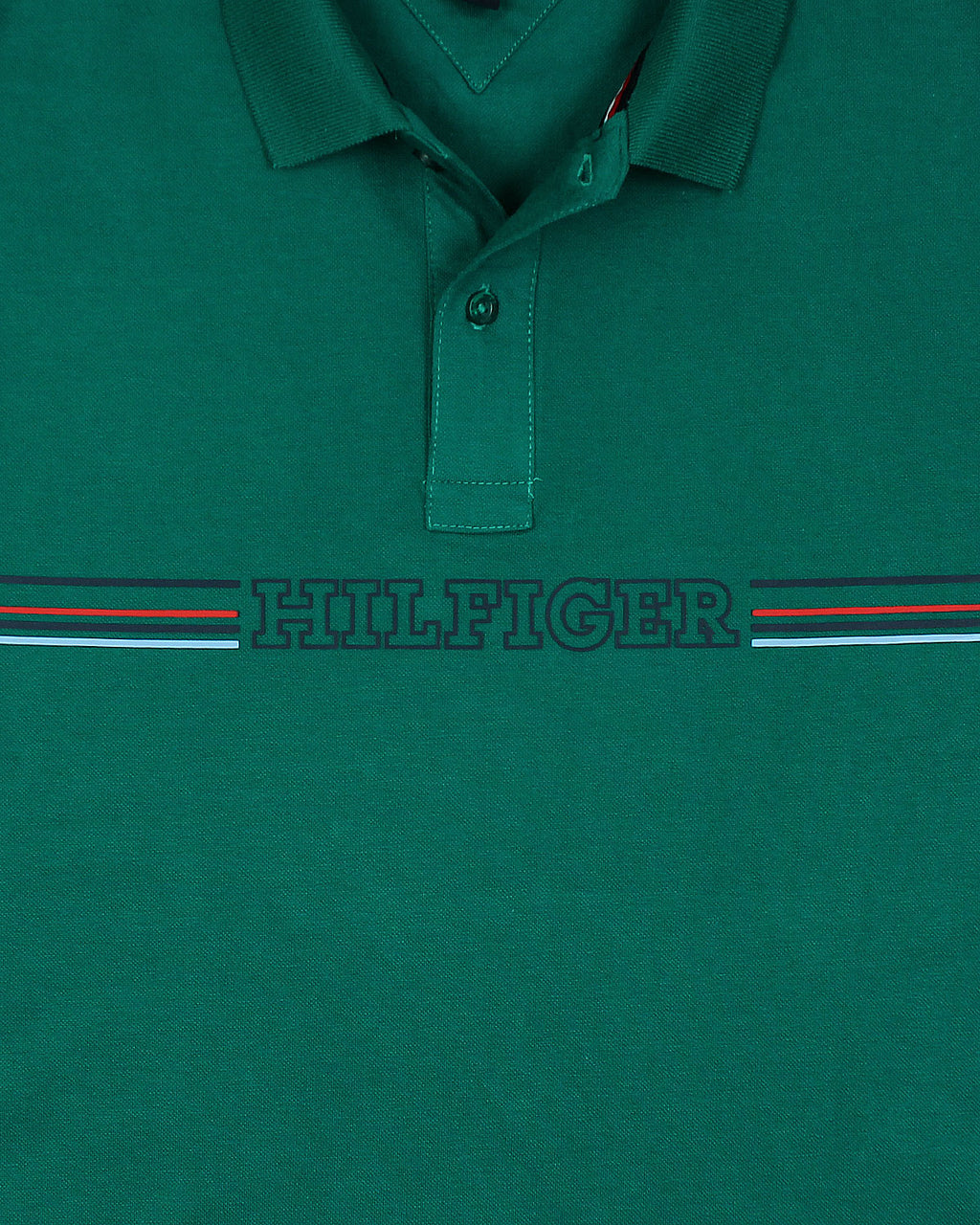 Exclusive Hilfiger Stripe Polo - Green
