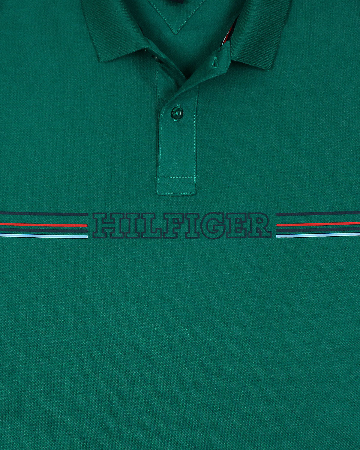 Exclusive Hilfiger Stripe Polo - Green