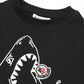 Premium Kids Mon. Shark Tracksuit - Black