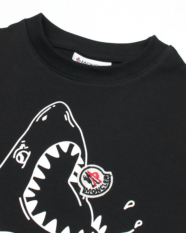 Premium Kids Mon. Shark Tracksuit - Black