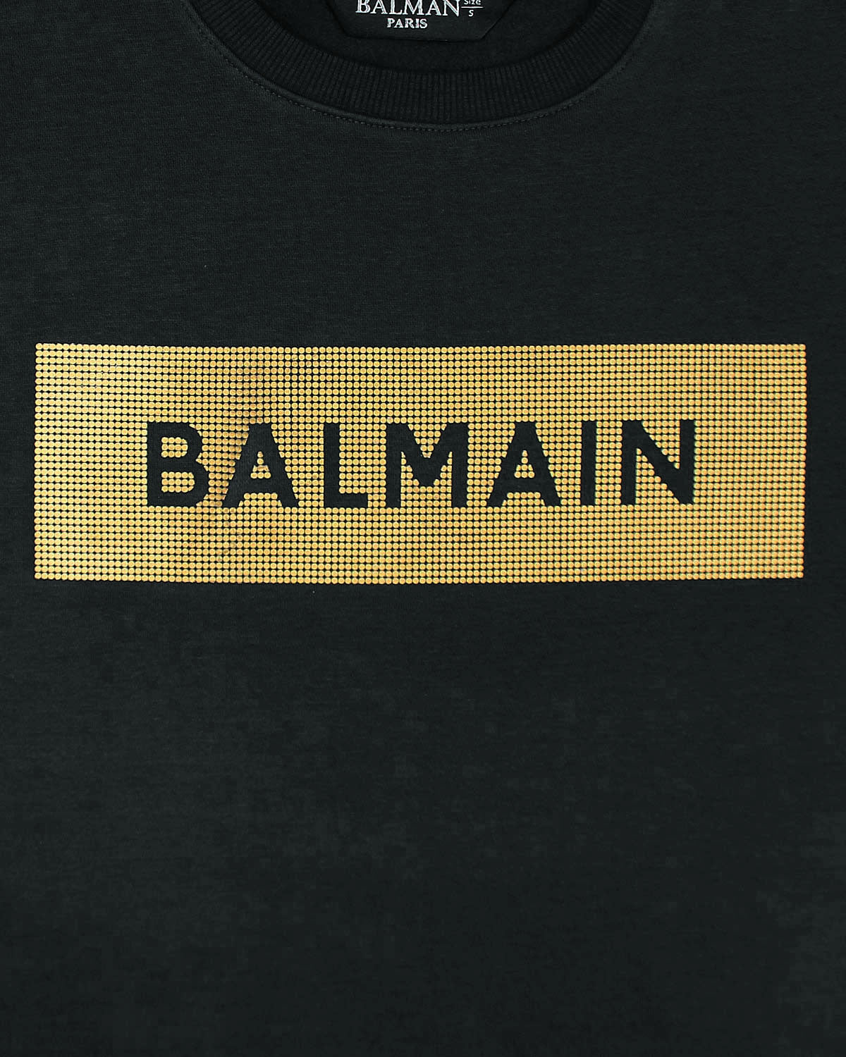 Exclusive B-L-M-N Gold Mens Sweat - Black