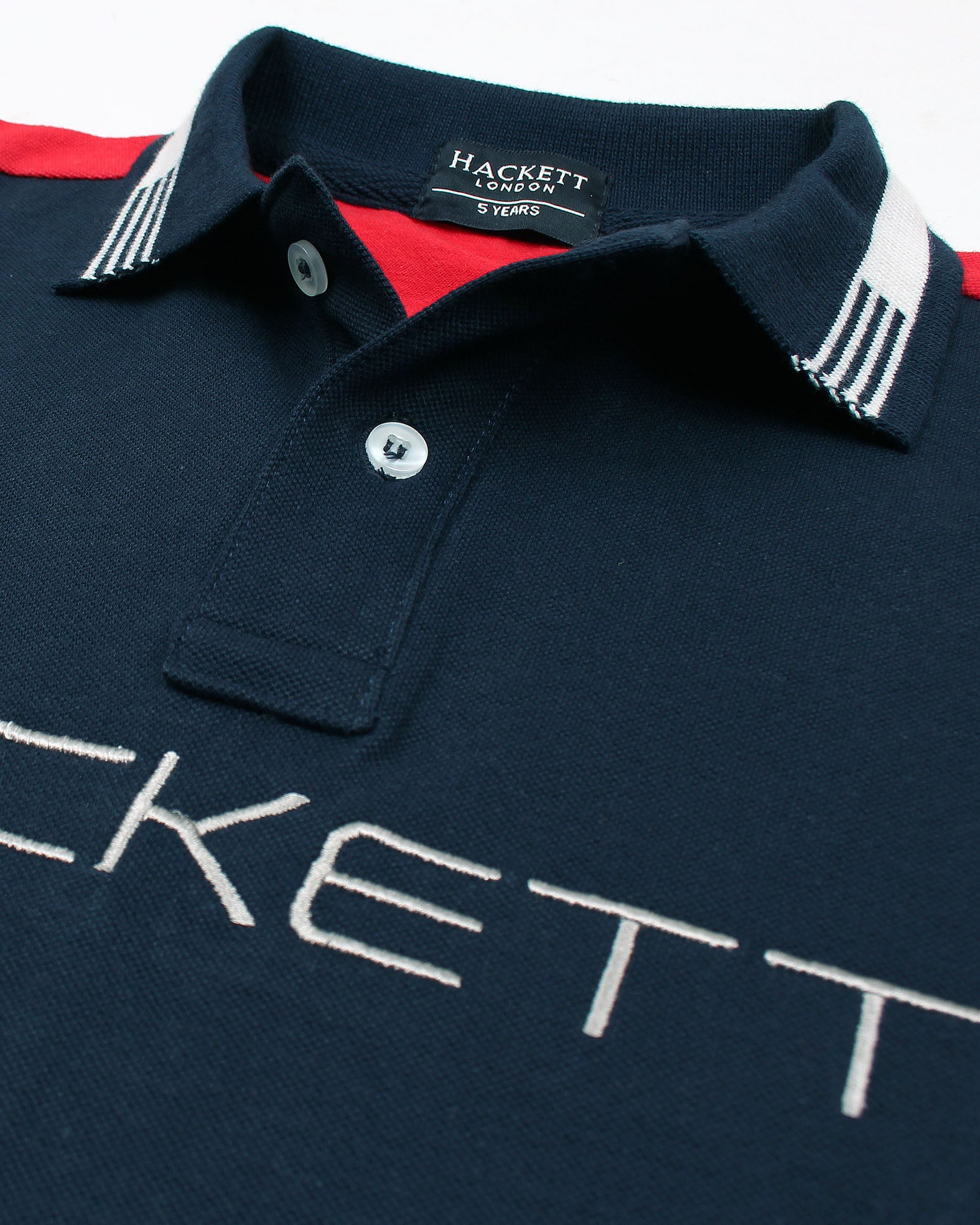 Exclusive HKT Panel Kids Polo Shirt - N-R-W