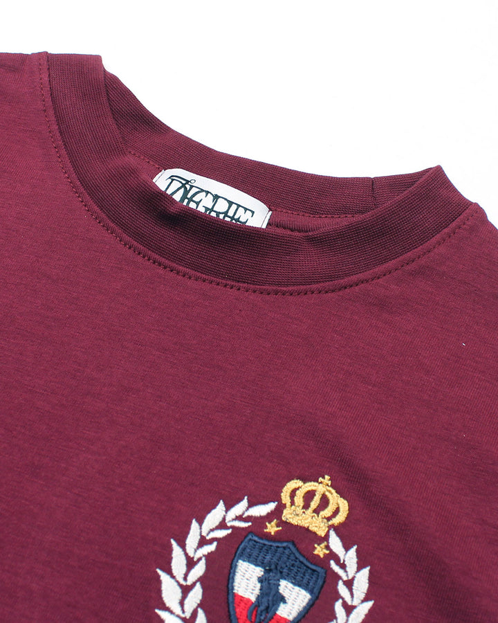 Kids IT Flag Tracksuit - Maroon