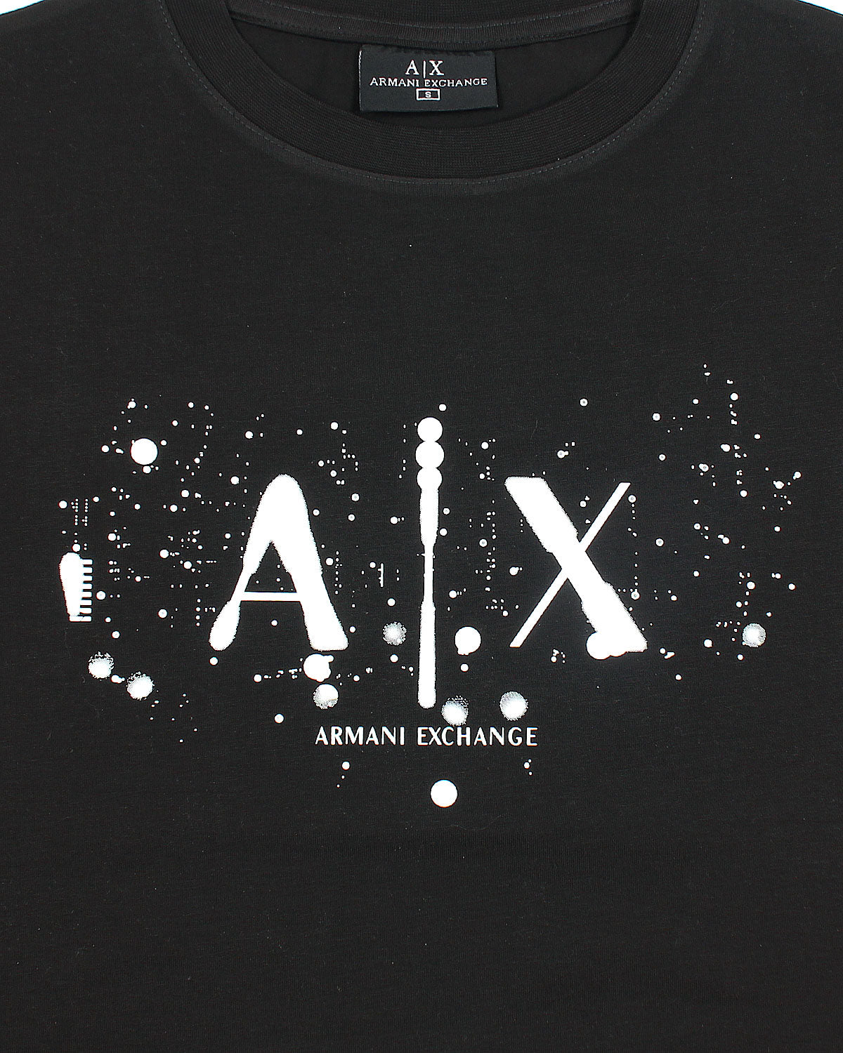 Exclusive A-X Designer Men Tee - Black