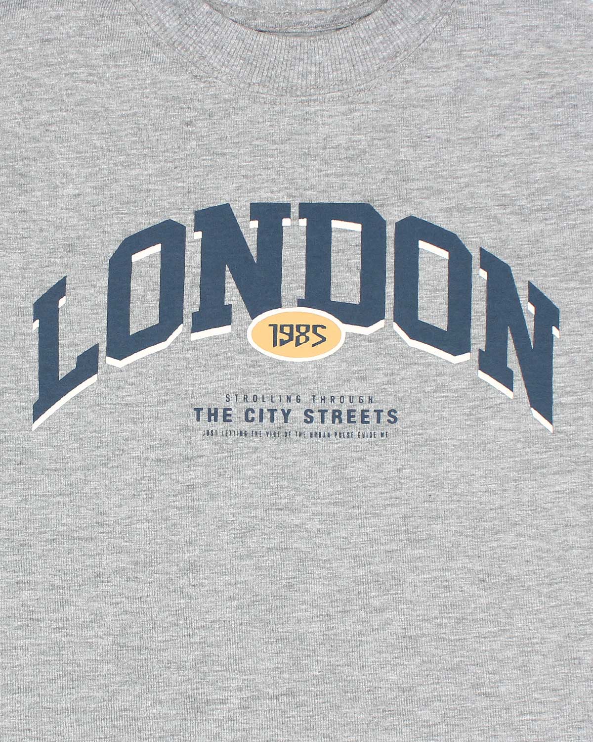 Kids London Print Loungewear Set - Grey & Blue