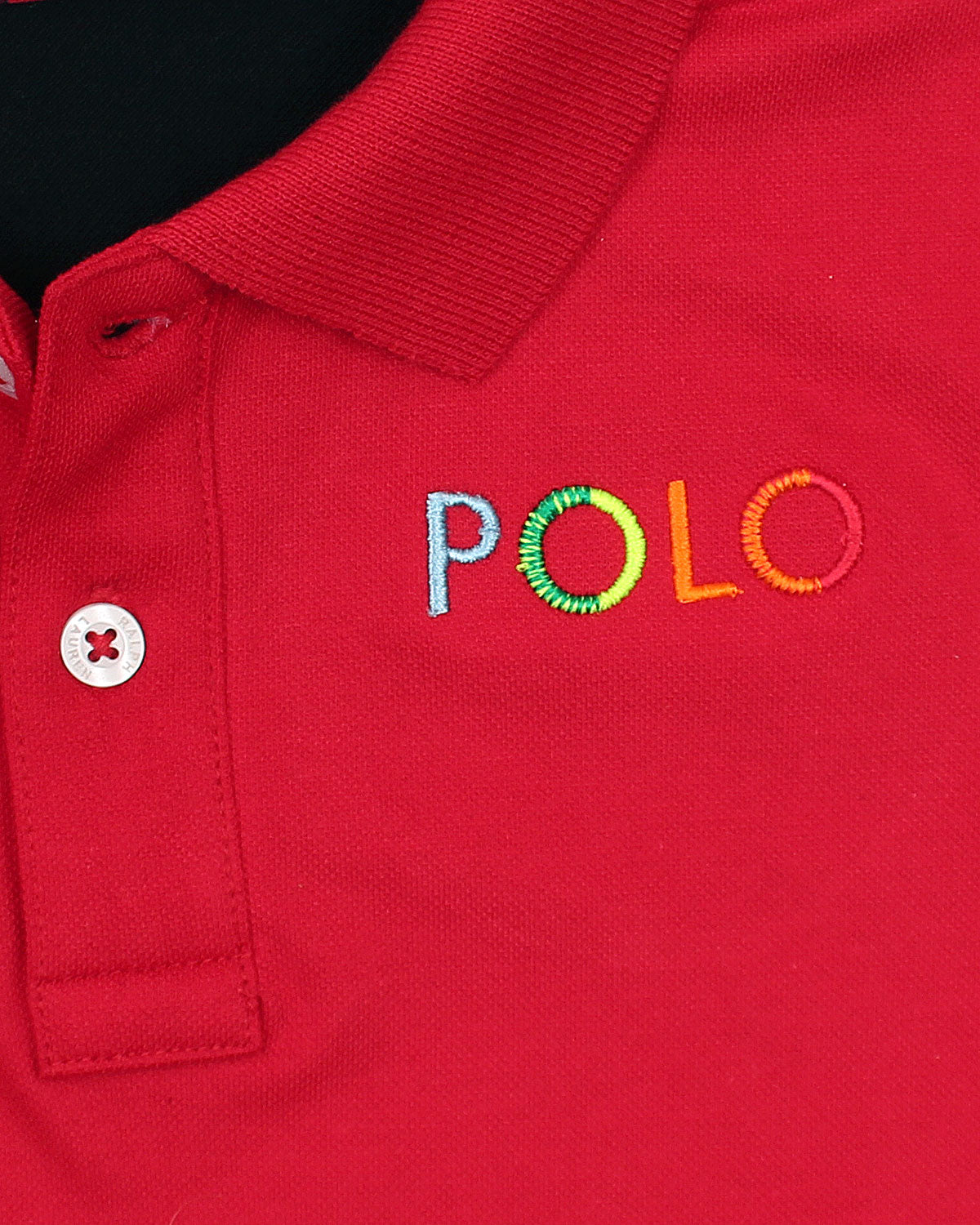 Premium Kids Coloured Polo - Red