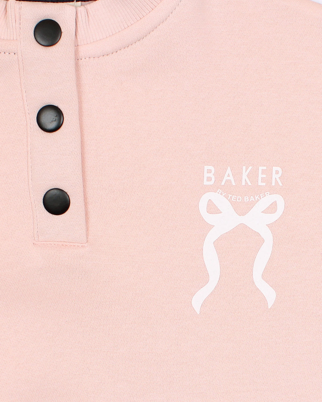 T-Baker Baby Girls Track Set - Baby Pink