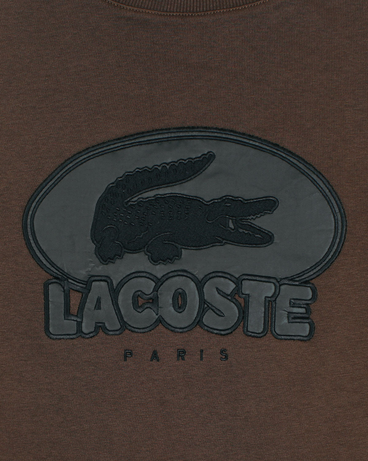 Premium Loc. Leather Men Sweat - Brown