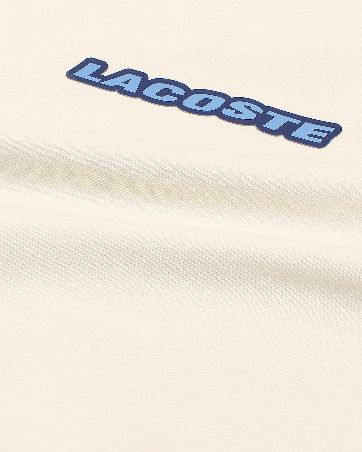 Men's Oversized Basic Lac. T Shirt - Off White