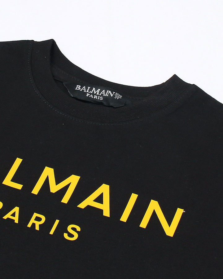 Exclusive Kids Bal. Down Shoulder Tee - Black