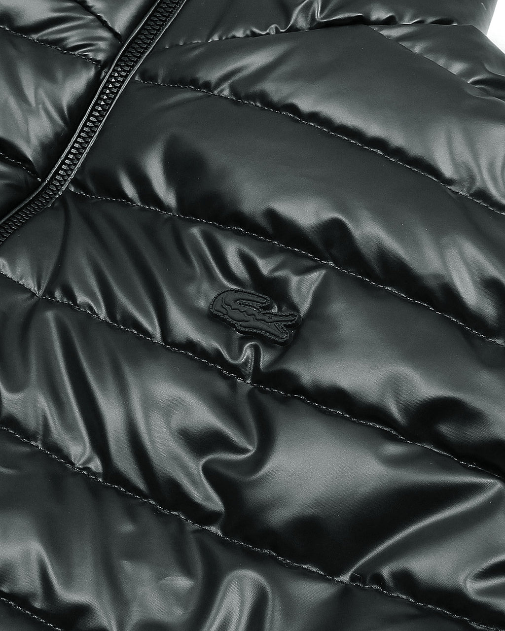 Premium Mens Quilted Nylon L-C-O-S-T Gillet - Black